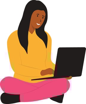 People with Technology Devices. Illustration in Cartoon Design vector