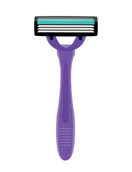 Razor for Hair Removal and Shaving png