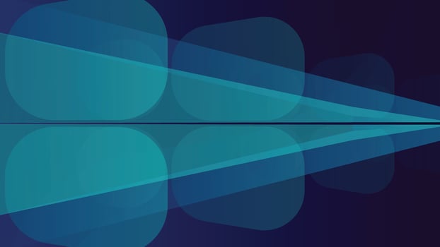 Futuristic abstract blue background with rounded transparent shapes and diagonal elements on dark tone great for tech designs presentations and modern digital projects vector