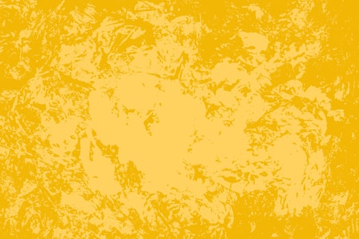 Yellow grunge abstract distressed background with copy space. Summer rough backdrop texture vector