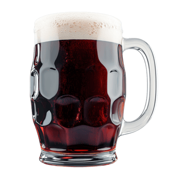 Isolated Glass Of Stout Beer Beverage on a transparent background png