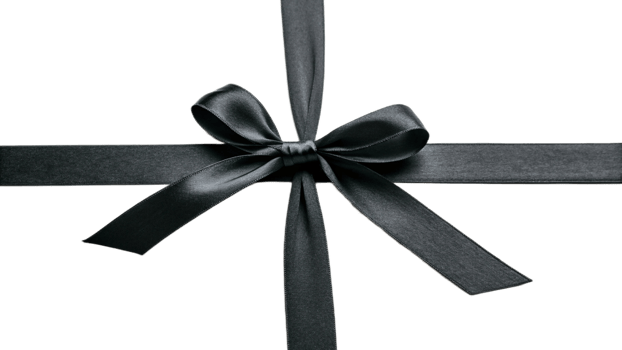 Elegant Dark Ribbon Isolated on Transparant background for Sophisticated Designs png