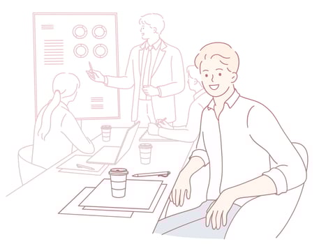 Join us for a Collaborative Team Meeting set to take place in the Conference Room today vector