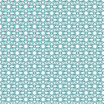 Intricate Teal Geometric Interlaced Web Texture vector