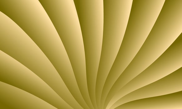 Luxury Golden Radial Line Abstract Background Design vector