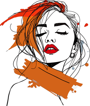 Women line art png