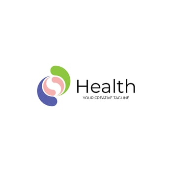 Circle Healthcare logo design vector