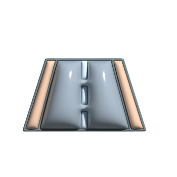 Modern 3D Urban Street Path Icons Set png