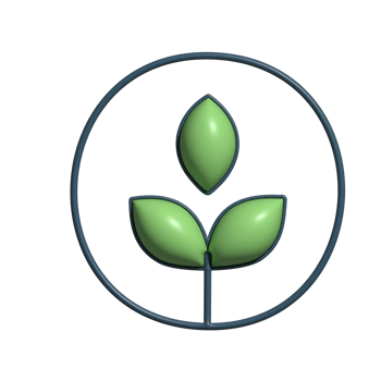 3D Cartoon Green Environment Nature Icons png