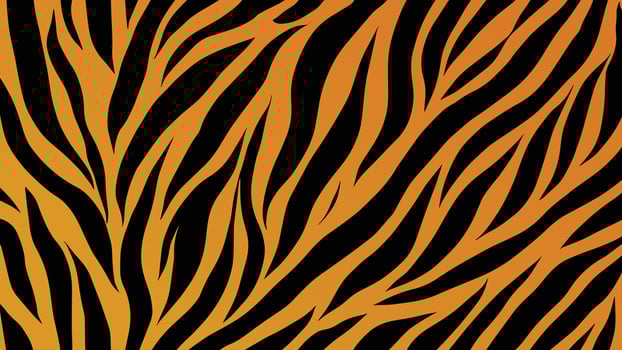 Tiger stripe print wild animal pattern vector