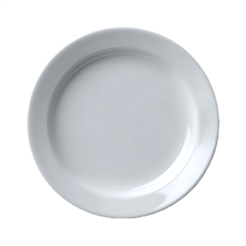 White Ceramic Dinner Plate png