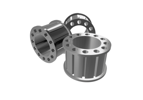 Metal Cylinder Flange Mechanical Parts png