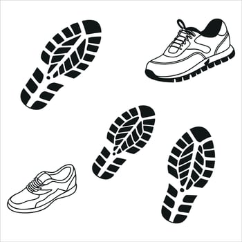 Guide to Footwear and Shoe Print Analysis vector