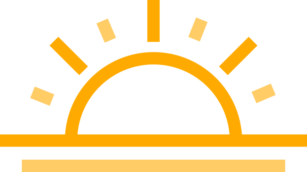 Yellow line morning sun png