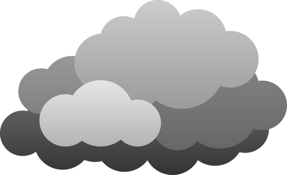 Gray cloud sky weather icon png