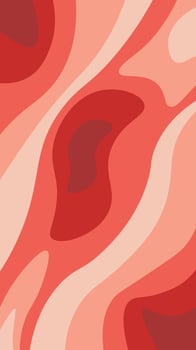 Abstract Red and Pink Wave Pattern Background Illustration vector