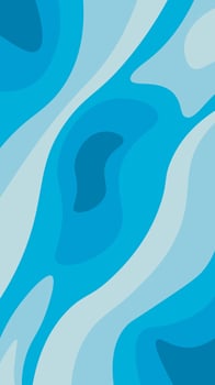 Abstract Blue Wave Paper Cut Art Background Illustration vector