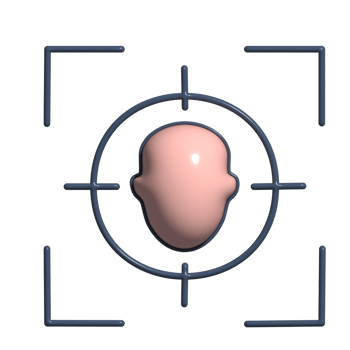Adorable 3D Facial ID Security Unlock Symbols png