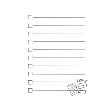 white note paper illustration clip art png