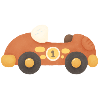 Orange car racing png