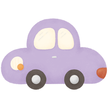 Purple toy car png