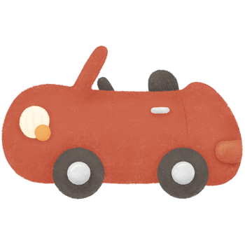 Red sport car png