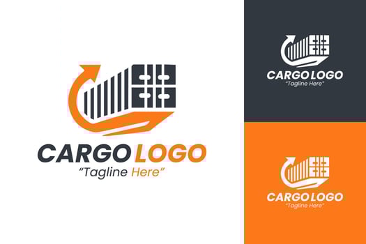 Professional Cargo Logo Designs for Shipping and Freight Businesses vector