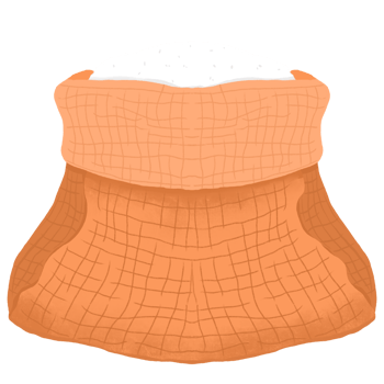 Rice in sack png