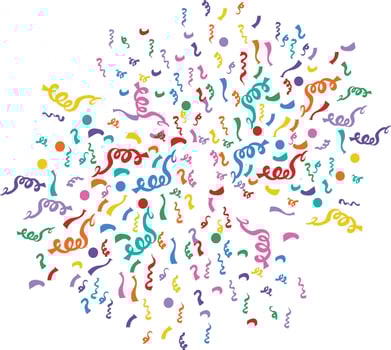 Colorful Confetti Confetti design colorful free vector
