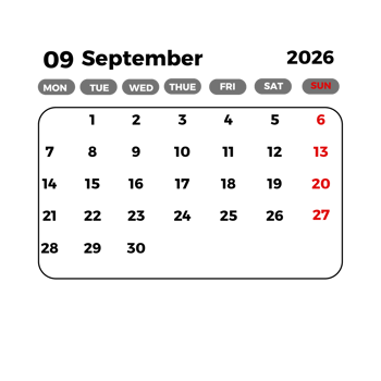 calendar september 2026 png