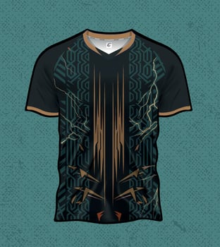 Trendy Soccer Kit and Sports Jersey Design Perfect for E-Sports and Competitive Gaming vector