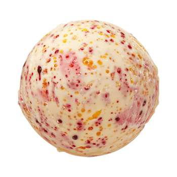 Gourmet Ice Cream Scoop Delicious Berry and Citrus Flavors against transparent background png