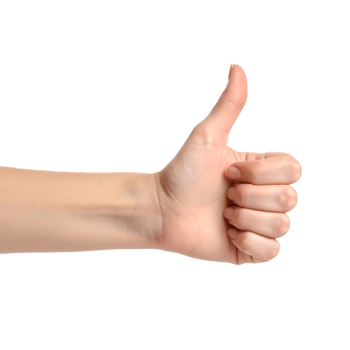 Hand Thumb Up Sign png