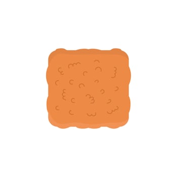 Illustration nugget fry isolated on white background vector