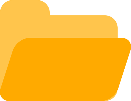 Yellow folder document icon png