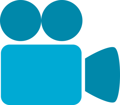 Blue camera movie png