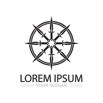 Creative Knife Logo for Weapon Makers and Tactical Brands vector