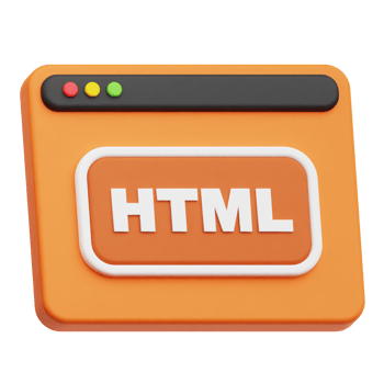 html website 3d icon png