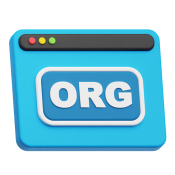 org website 3d icon png