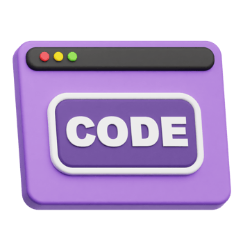 code website 3d icon png