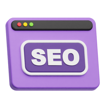 seo website 3d icon png