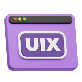 uix website 3d icon png
