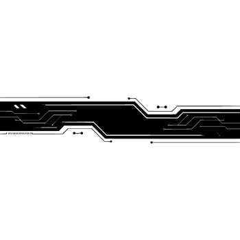Tech Circuit Board Abstract Background Modern vector