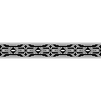 Geometric Black and White Border Modern , Elegant Texture, Background vector