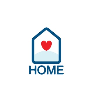 home logo design. vector