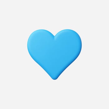 3d Realistic Love Icon Illustration vector