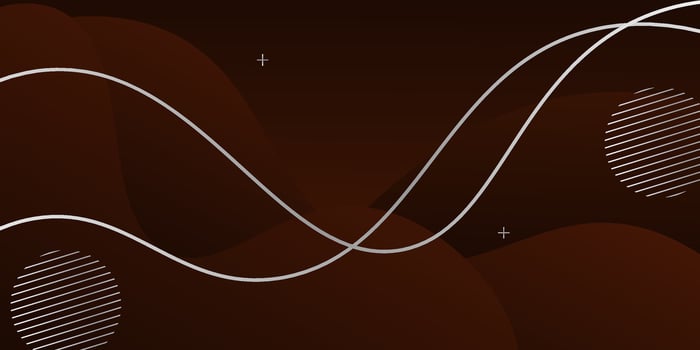 Abstract dark orange paper cut background. Fluid wave pattern design with realistic lines. eps10 vector