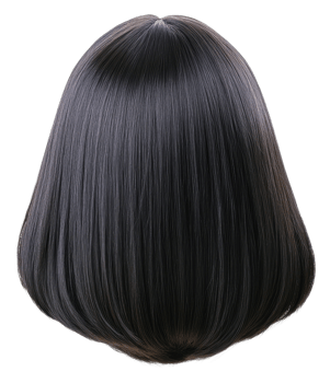 Stylish haircut showcase salon digital urban setting isolated on transparent background png