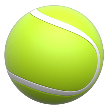3D Tennis Ball Icon png