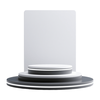 Modern 3D Podium for Product Presentation or Event Display png